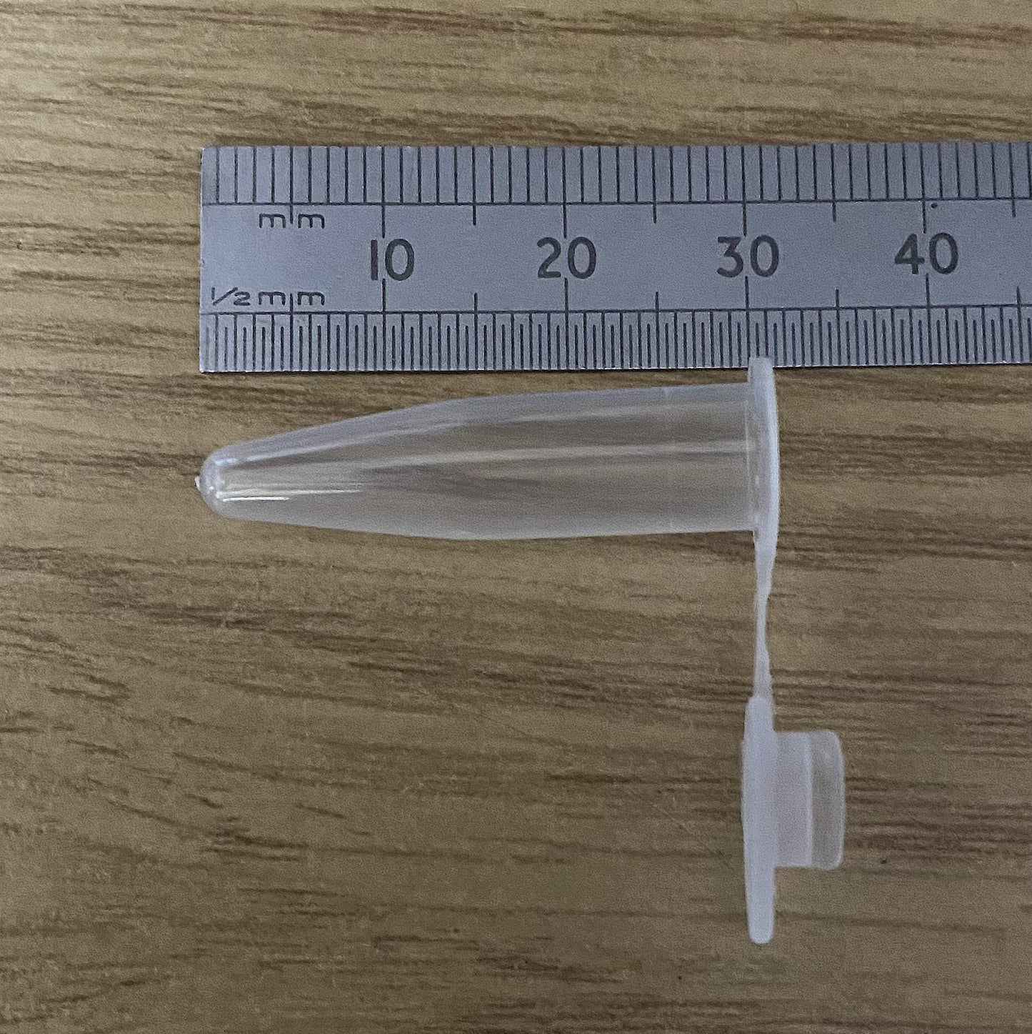 0.5ml clear plastic storage vial with snap cap - watertight x 1000