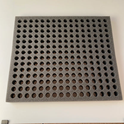 Foam Storage Rack, Ideal for storing tubes & vials or anything else thats 16mm diameter