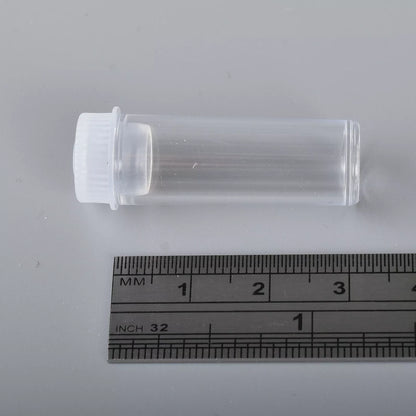 Small 1ml Clear Plastic Containers with push caps crafts - Test Tube Vial PS